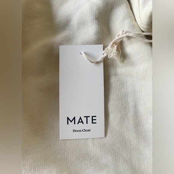 New M/L MATE the Label 100% Organic Fleece Oversized Sweatshirt pullover - Picture 7 of 13